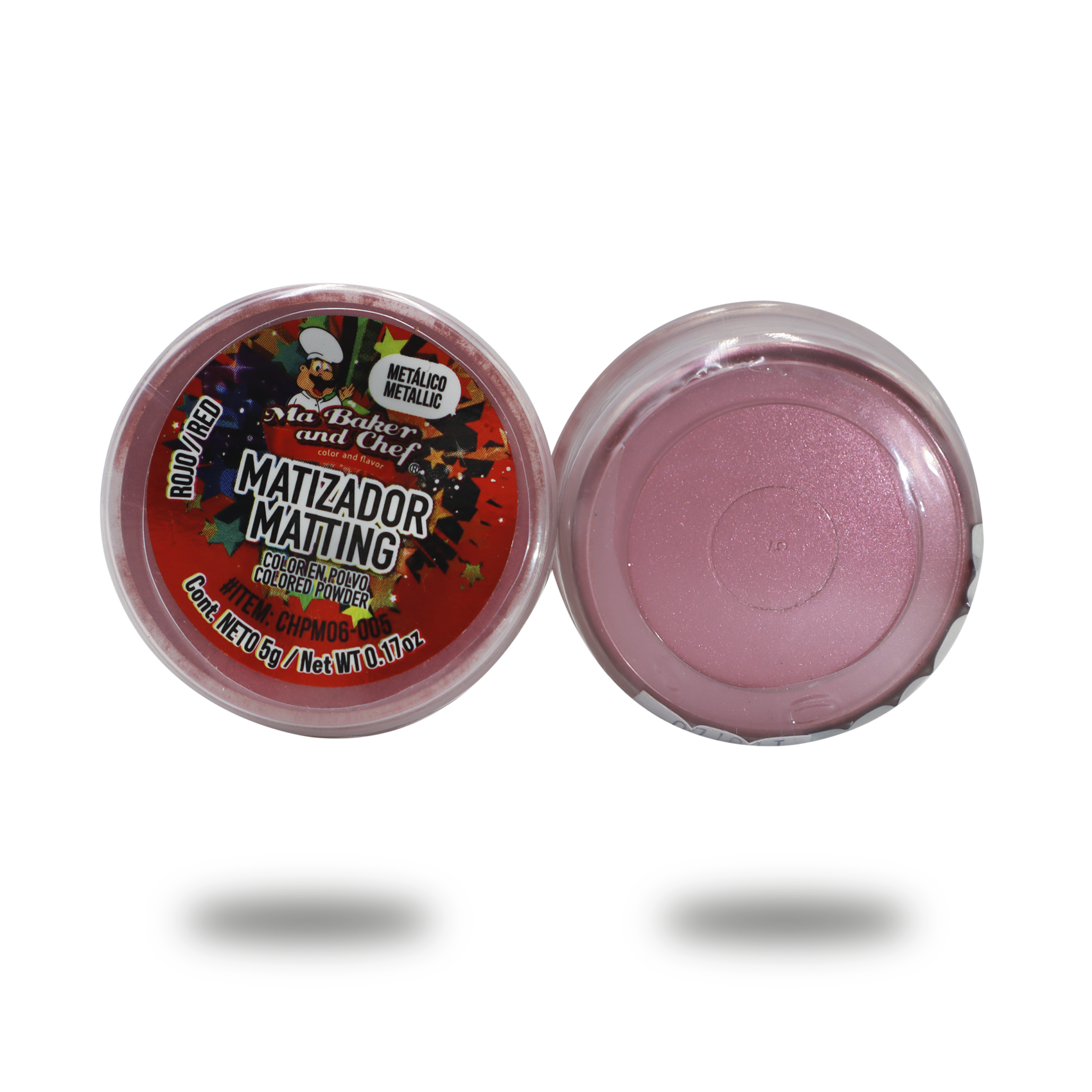 MATIZADOR METALICO ROJO 5 GR MA BAKER
