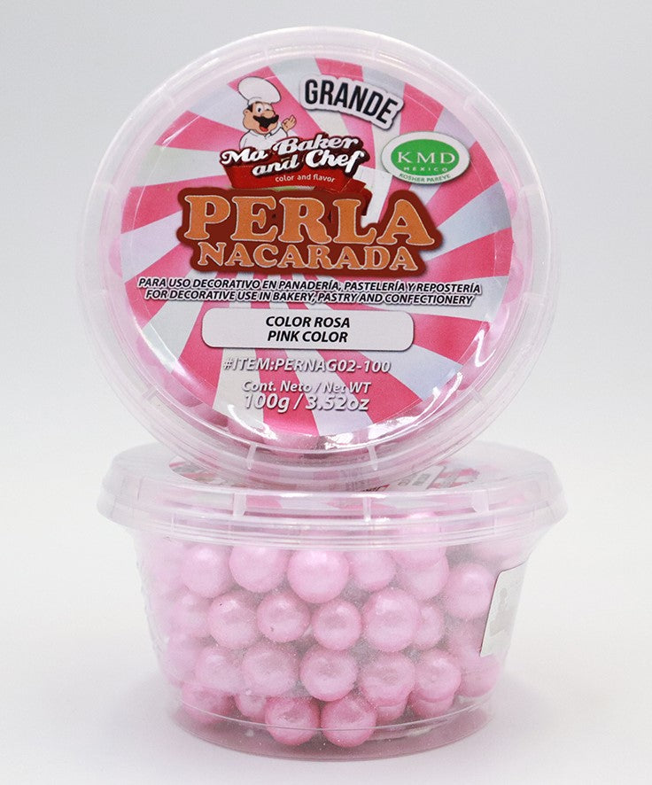 PERLA NACARADA GRANDE ROSA MA BAKER