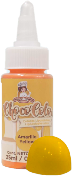 COLOR AMARILLO LIPOSOLUBLE MATE 25 ML MA BAKER