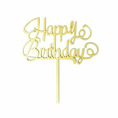 LETRERO HAPPY BRITHDAY DELGADO BAKE DARLING