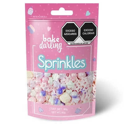 SPRINKLES CONCHAS DEL MAR 80 GR BAKE DARLING