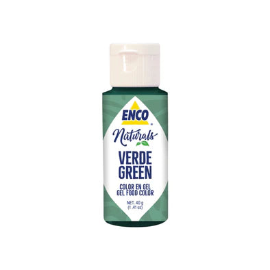 COLOR EN GEL NATURAL VERDE 40 GR ENCO