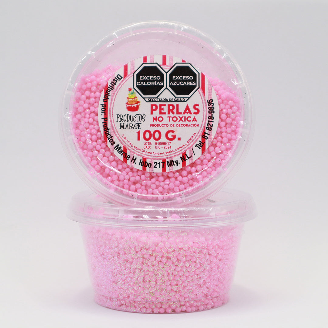 PERLA DIAMANTADA MINI ROSA BEBE 100 GR MARSE PD015