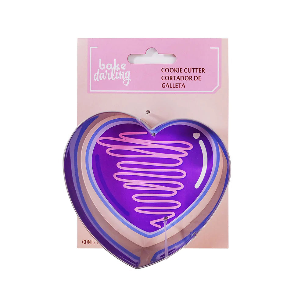 CORTADOR GALLETAS METALICO CORAZON BAKE DARLING