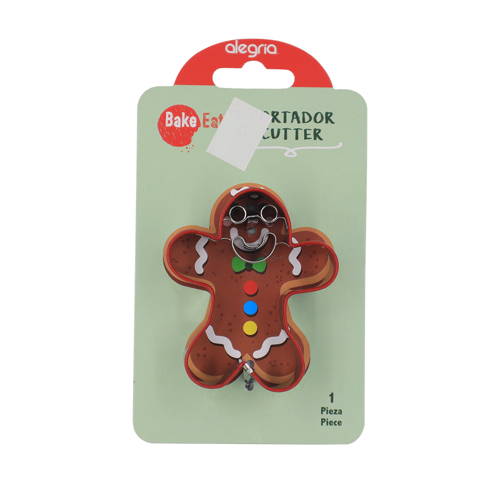 CORTADOR GALLETAS ACERO INOXIDABLE JENGIBRE 6 CM