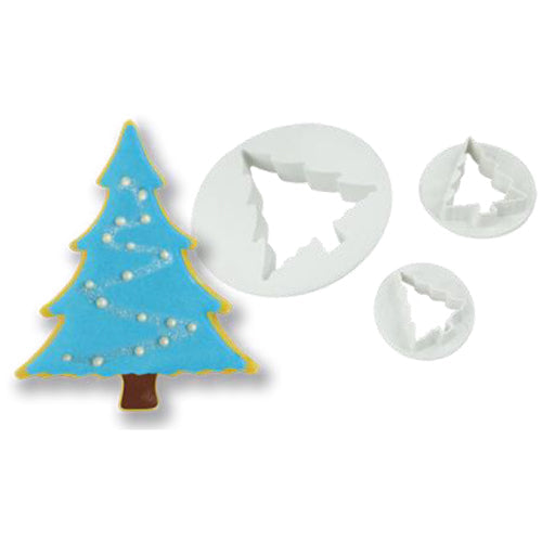 CORTADOR GALLETAS METALICO ARBOL NAVIDAD 3 PIEZAS
