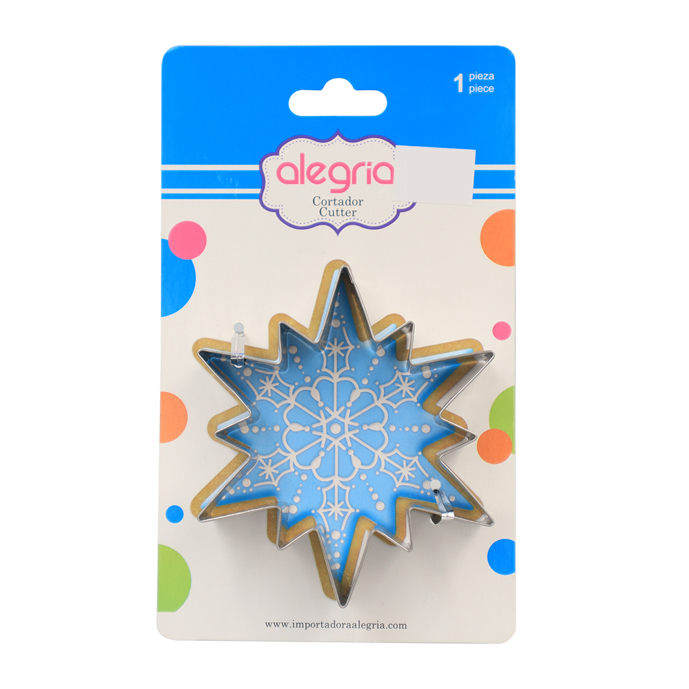 CORTADOR GALLETAS ACERO INOXIDABLE COPO NIEVE ALEGRIA