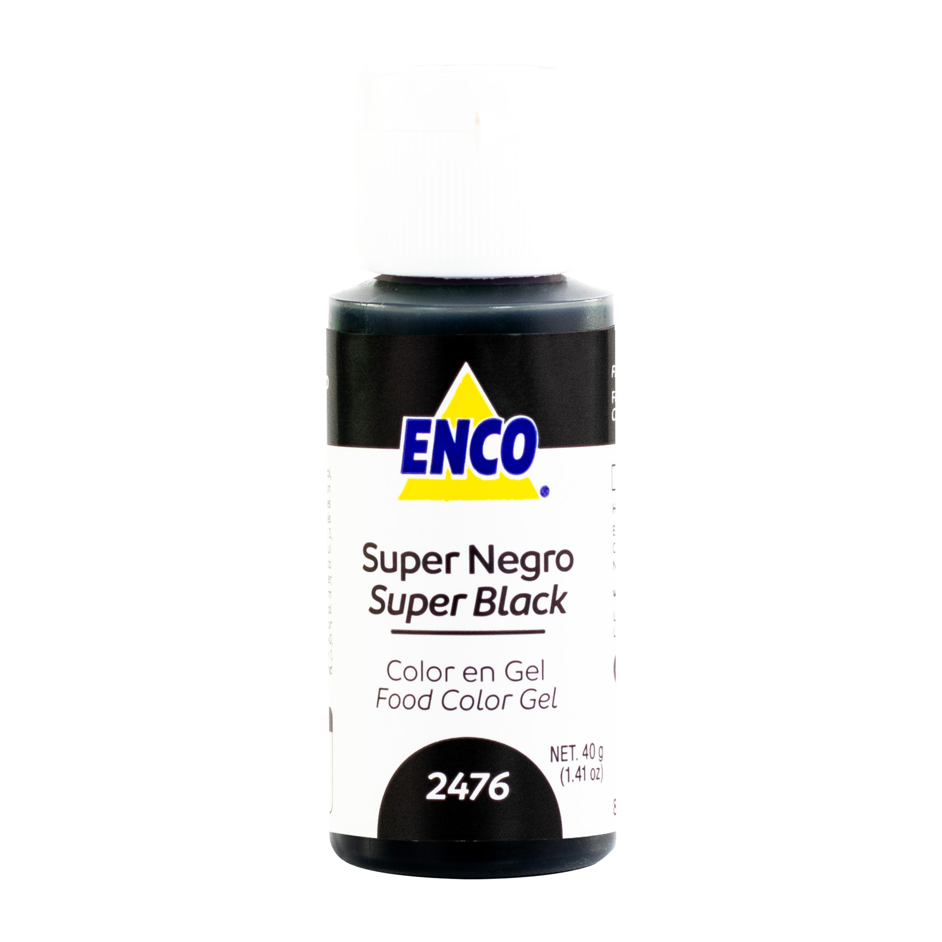 COLOR EN GEL SUPER NEGRO 40 GR ENCO