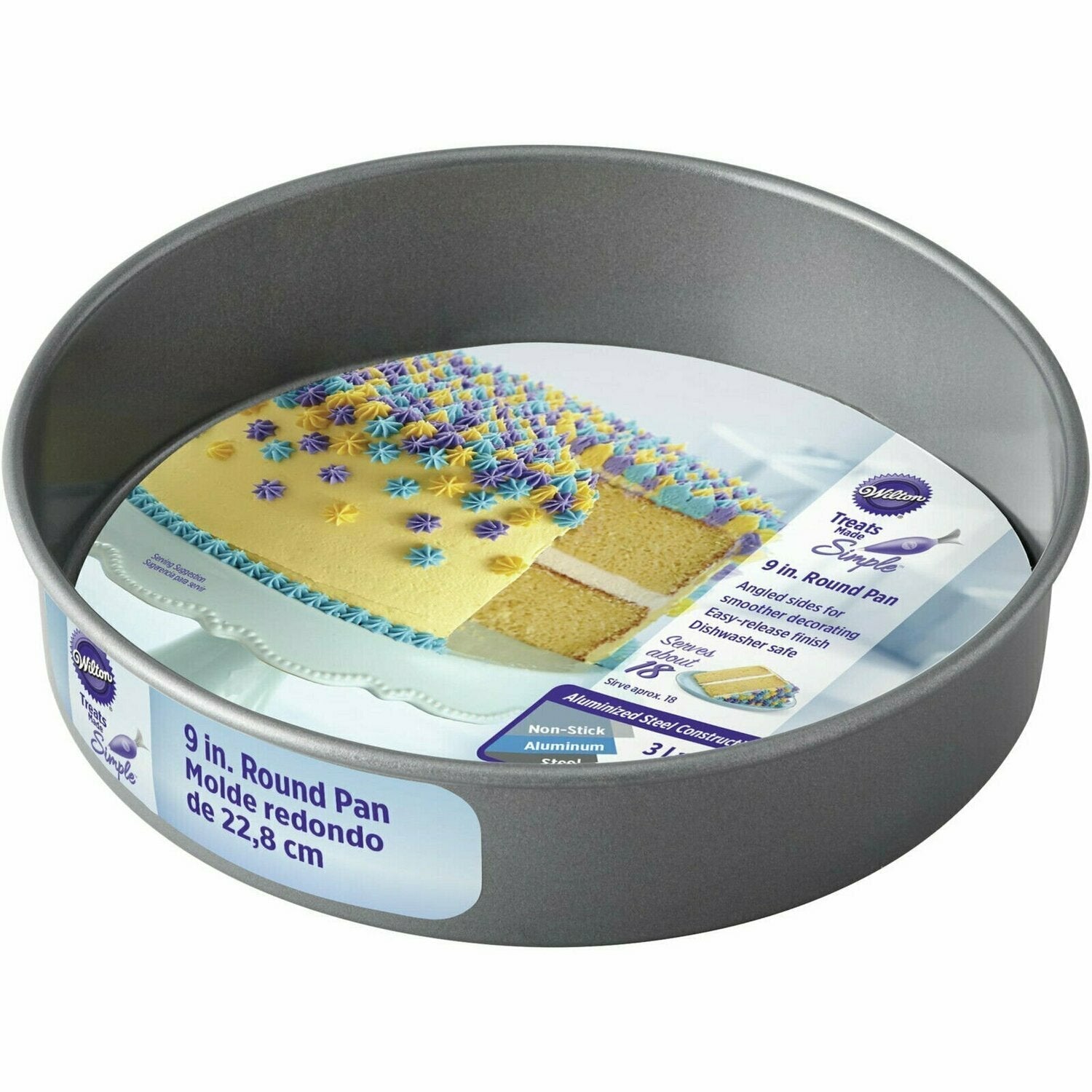 MOLDE PASTEL REDONDO 9"