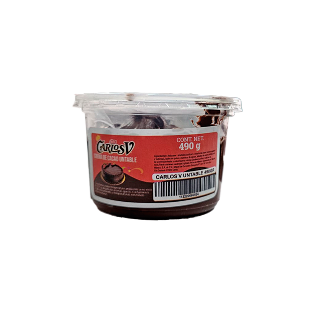 COBERTURA CARLOS V UNTABLE FRASCO 490 GR NESTLE