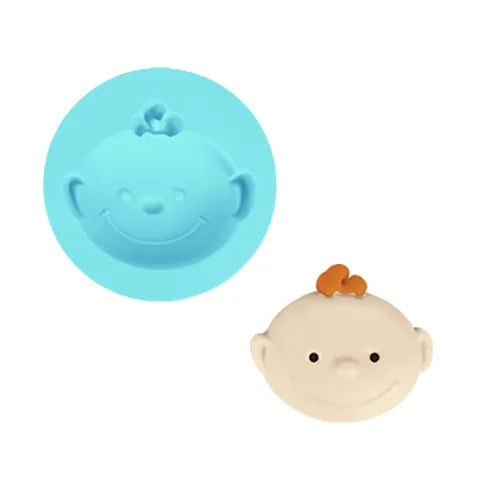 MOLDE SILICÓN CARITA BEBE ALEGRIA