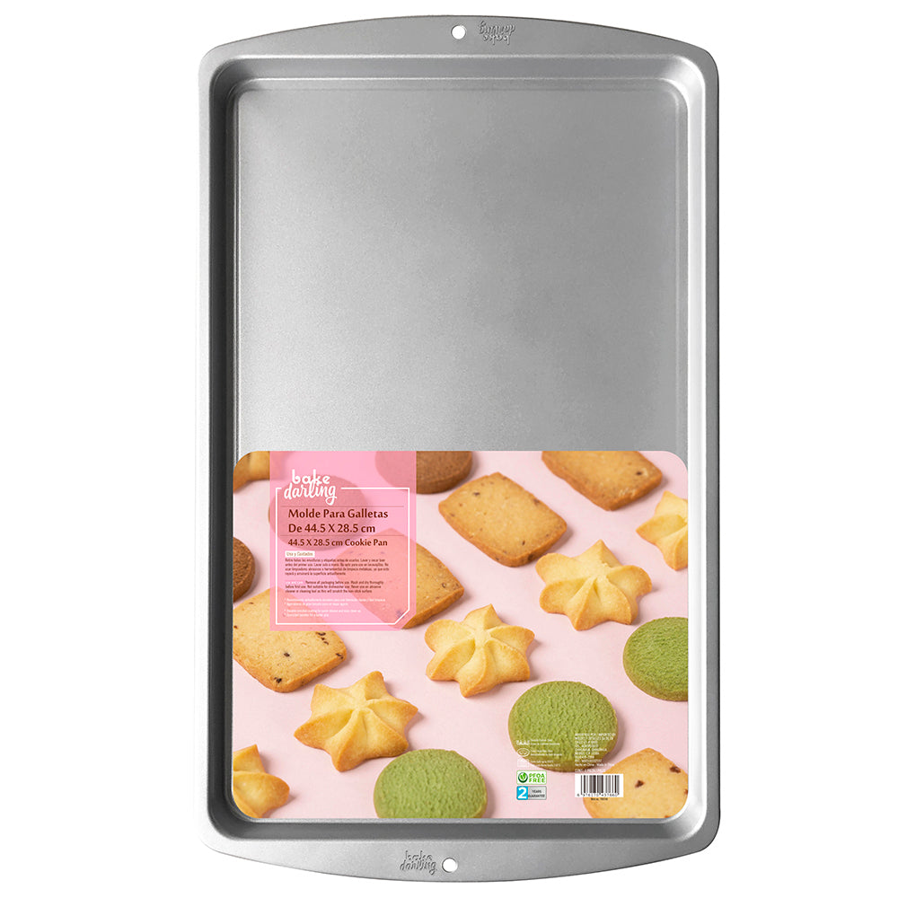 CHAROLA PARA GALLETAS 44.5 X 28.5 CM BAKE DARLING