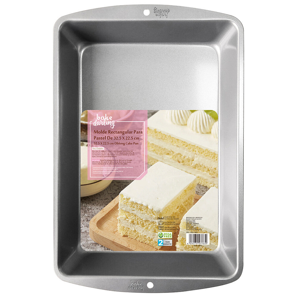 MOLDE RECTANGULAR 32.5 X 22.5 CM BAKE DARLING 700-763