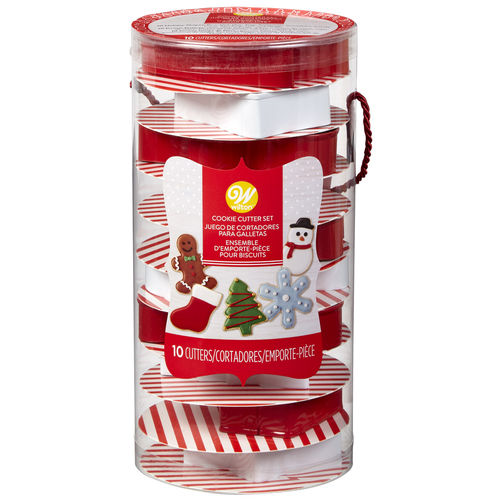 JUEGO CORTADORES NAVIDAD 10 PIEZAS WILTON