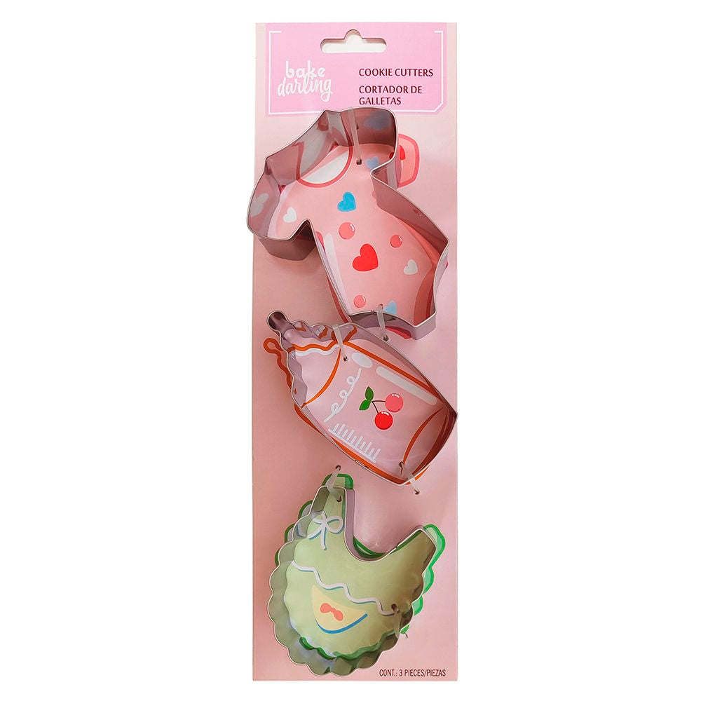 CORTADOR GALLETAS METALICO BEBE BAKE DARLING