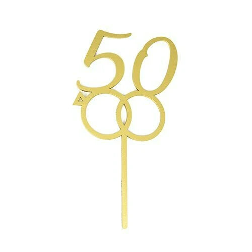 LETRERO 50 ANIVERSARIO BAKE DARLING