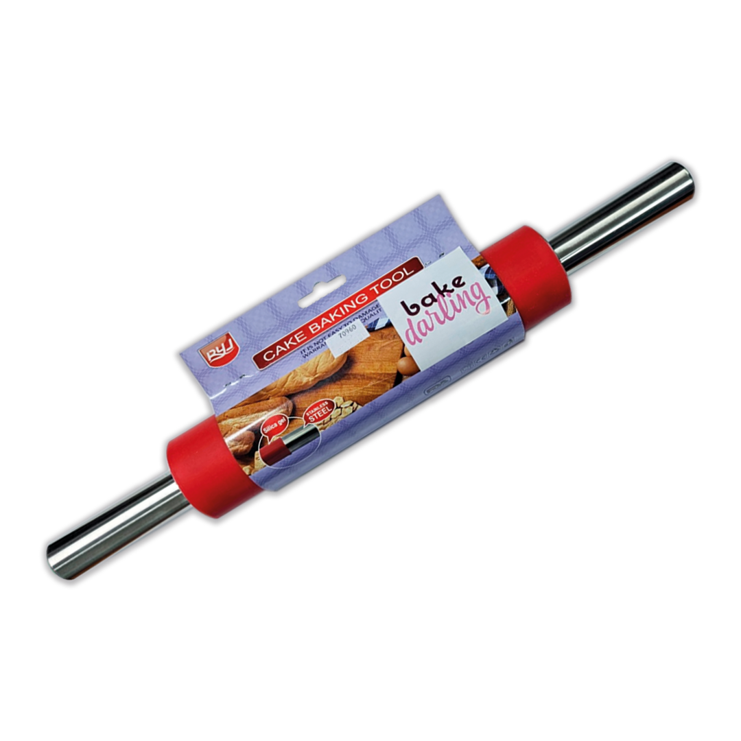 RODILLO ACERO INOXIDABLE CON SILICON 40 CM