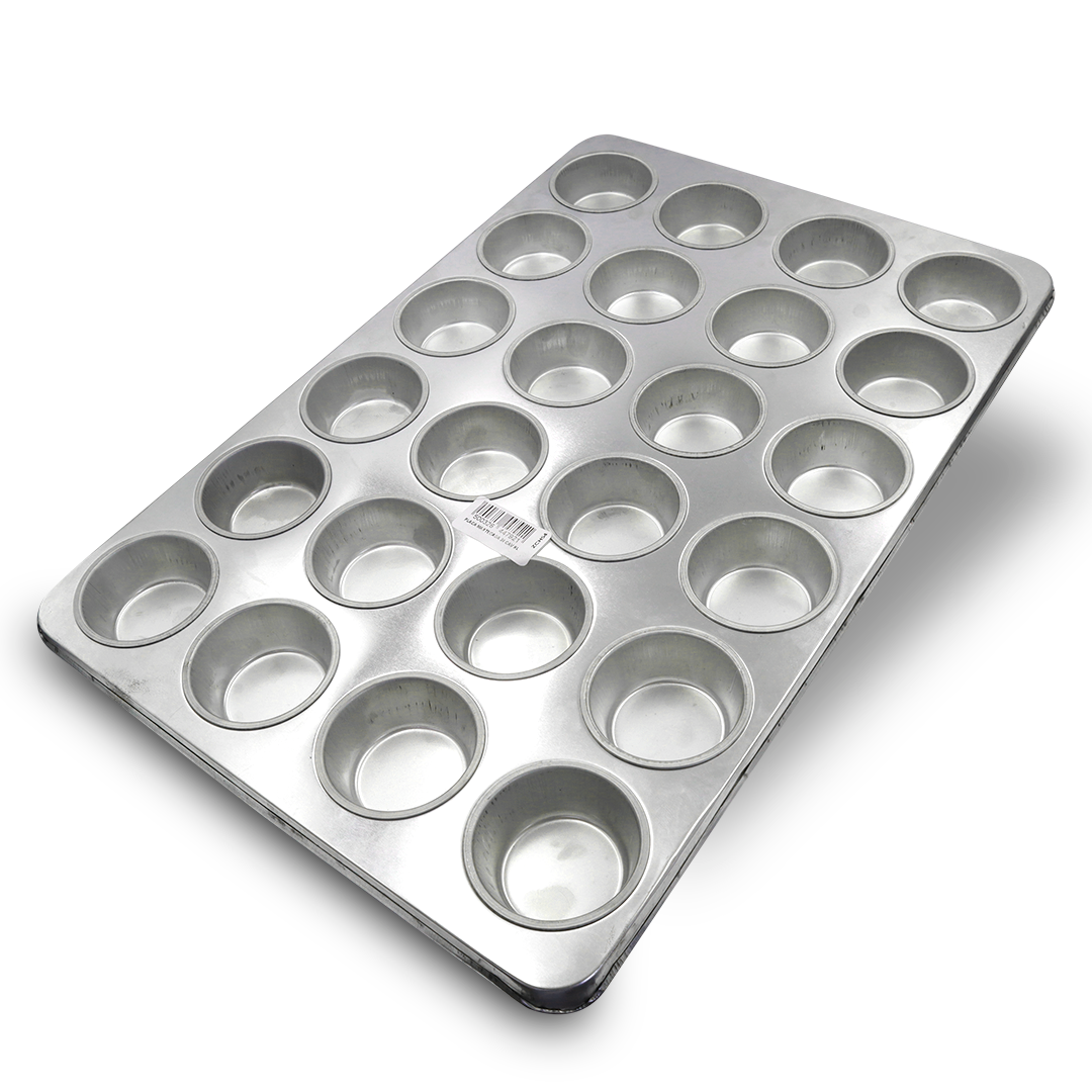 CHAROLA MANTECADA LAMINA 24 CAVIDADES 35 X 53 CM ACSA ZCH54