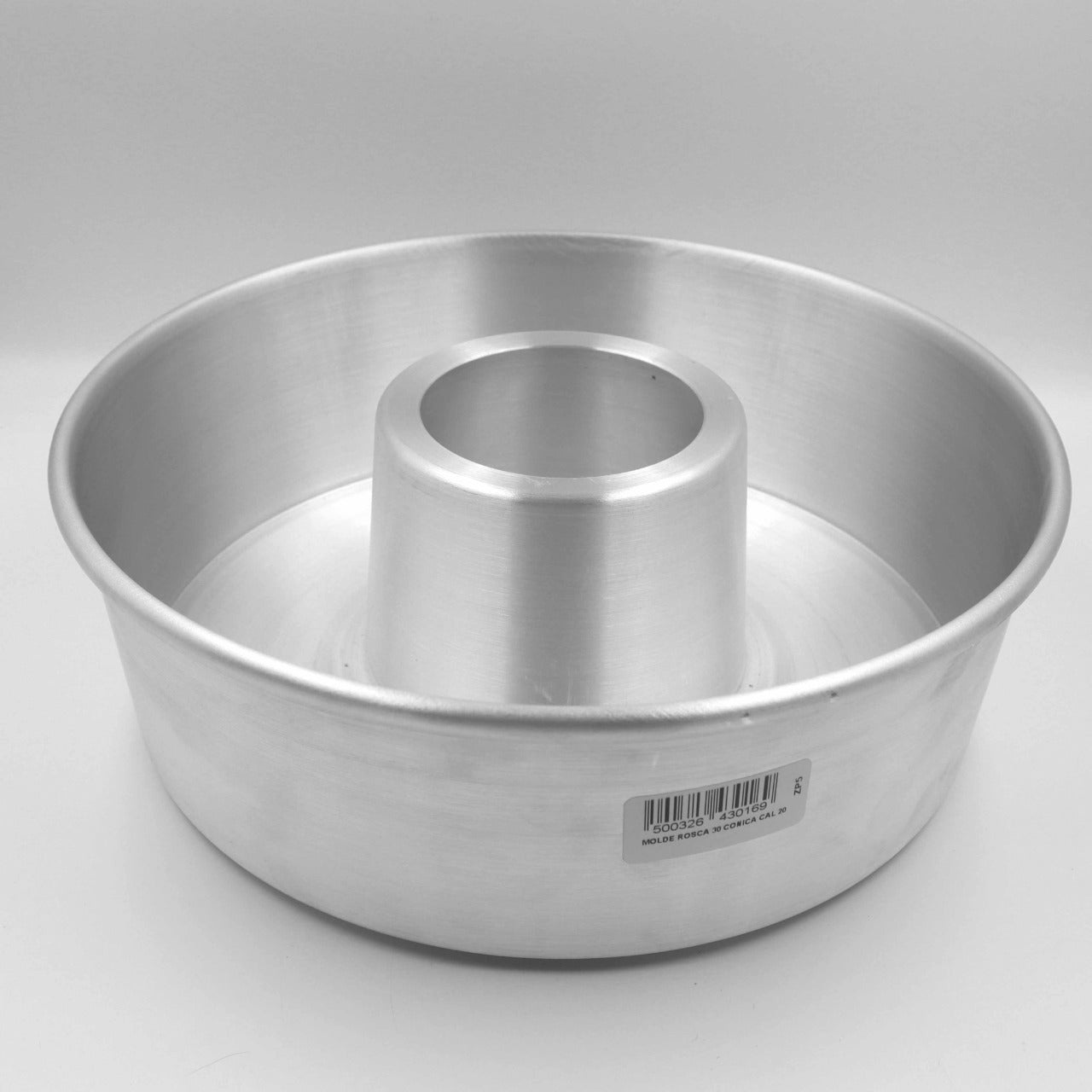 MOLDE ROSCA CONICA ALUMINIO ALTO 9 X 30 CM CAL 20 ACSA ZP5