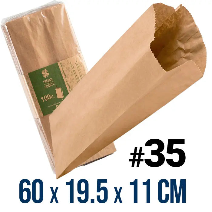 BOLSA PARA PAN #35 PAQUETE CON 100 PZ