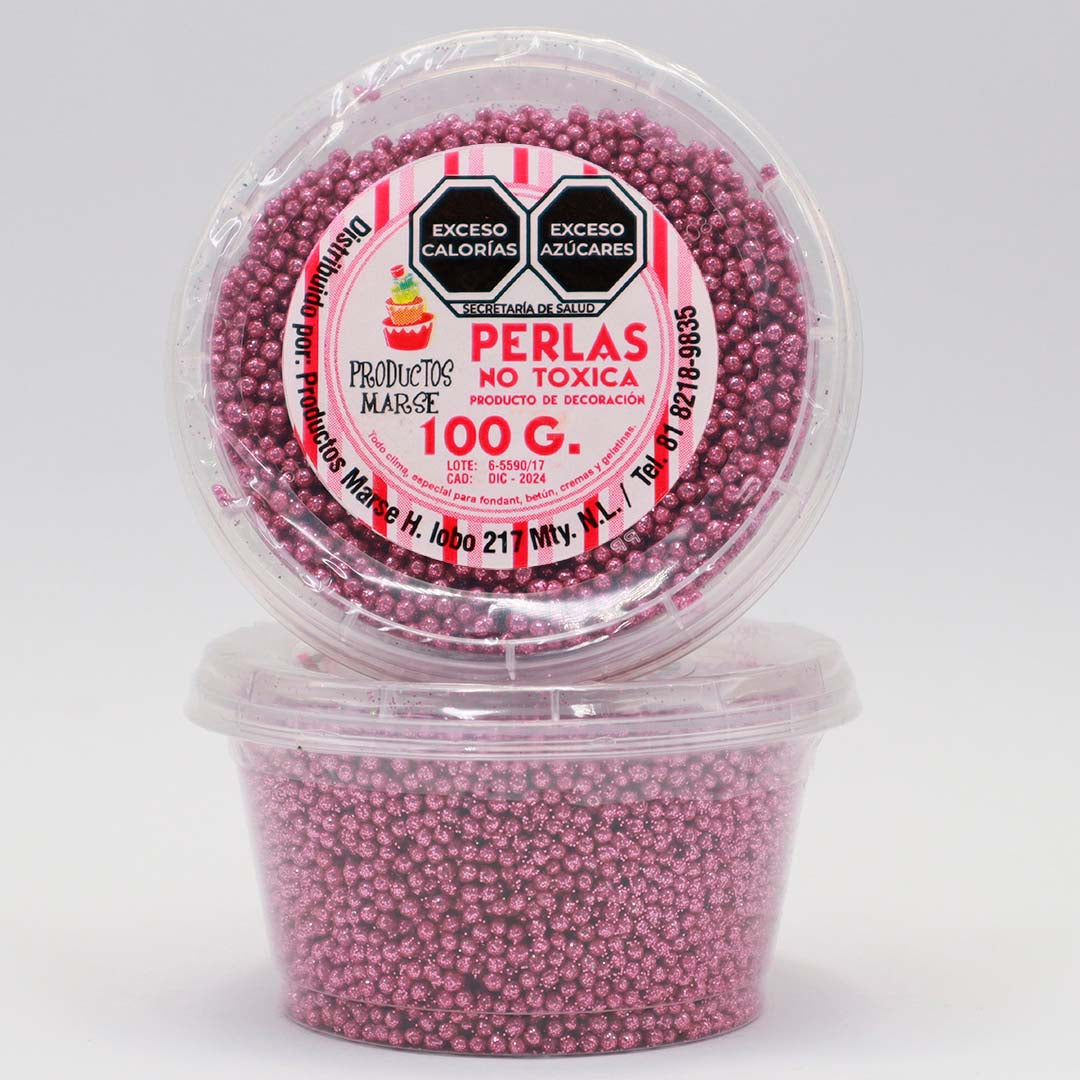 PERLA DIAMANTADA MINI ROSA PRINCESA 100 GR MARSE PDRPMI001