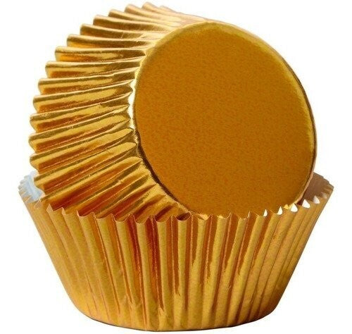 CAPACILLO METALICO #72 DORADO 24 PIEZAS WILTON