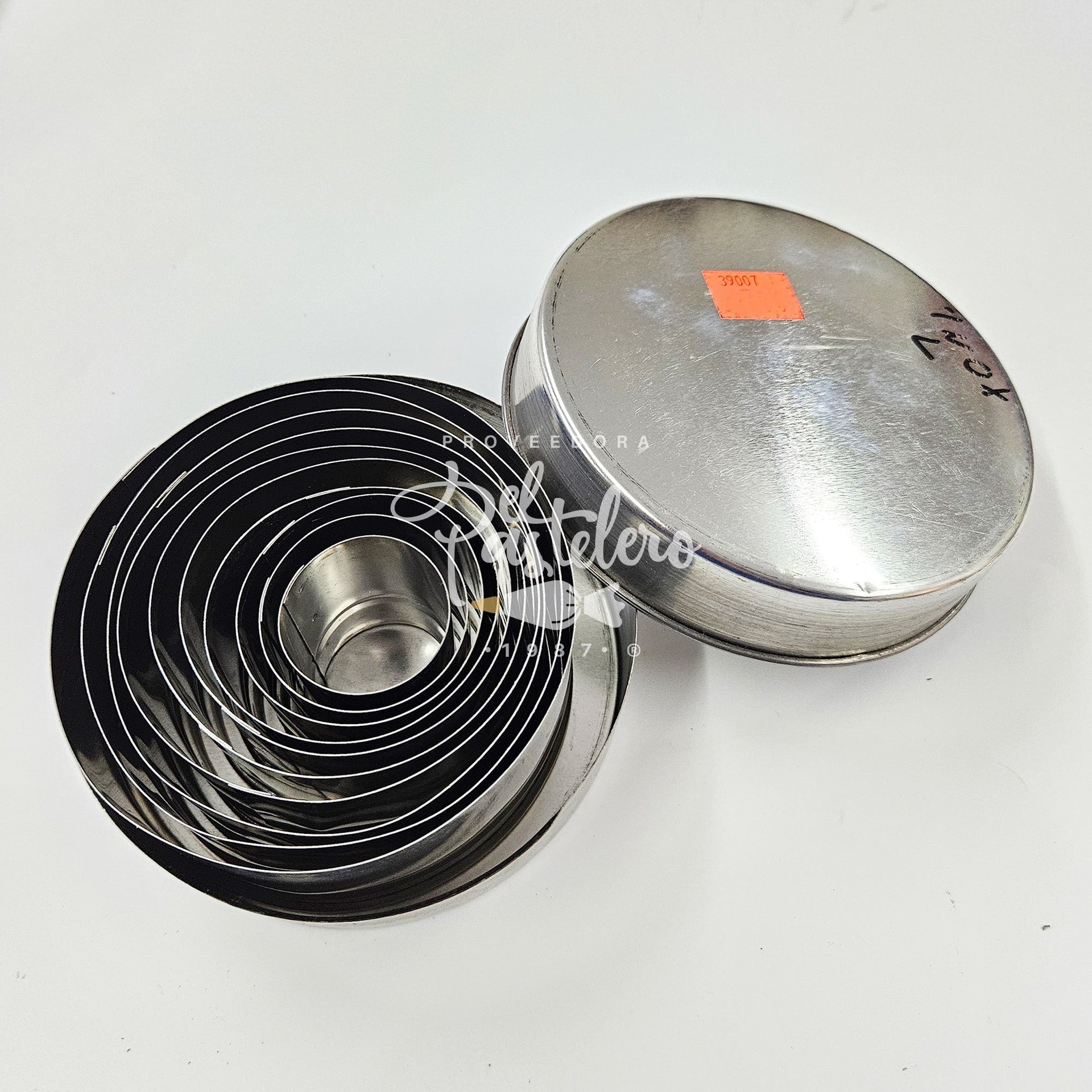 JUEGO CORTADOR ACERO INOXIDABLE LISO 10 PIEZAS RAFMEX