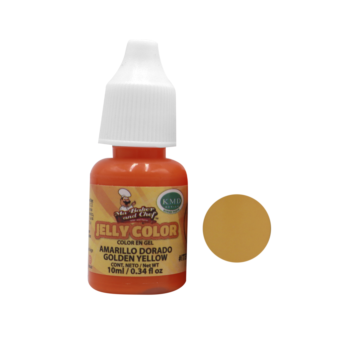 COLOR AMARILLO DORADO 10 ML MA BAKER