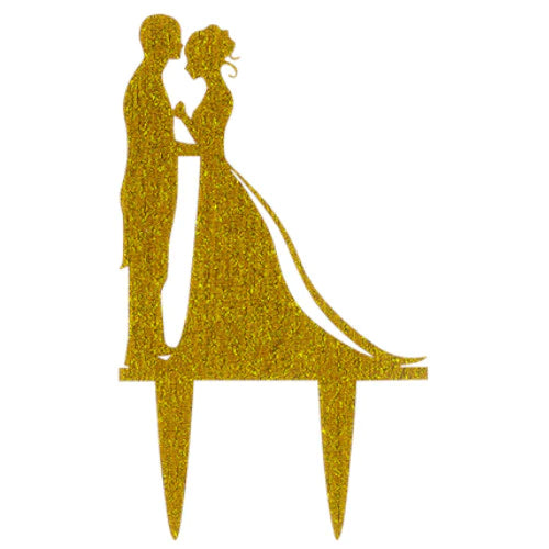 FIGURA DECORATIVA BESO FRENTE DORADO 12.7 X 21.9 CM