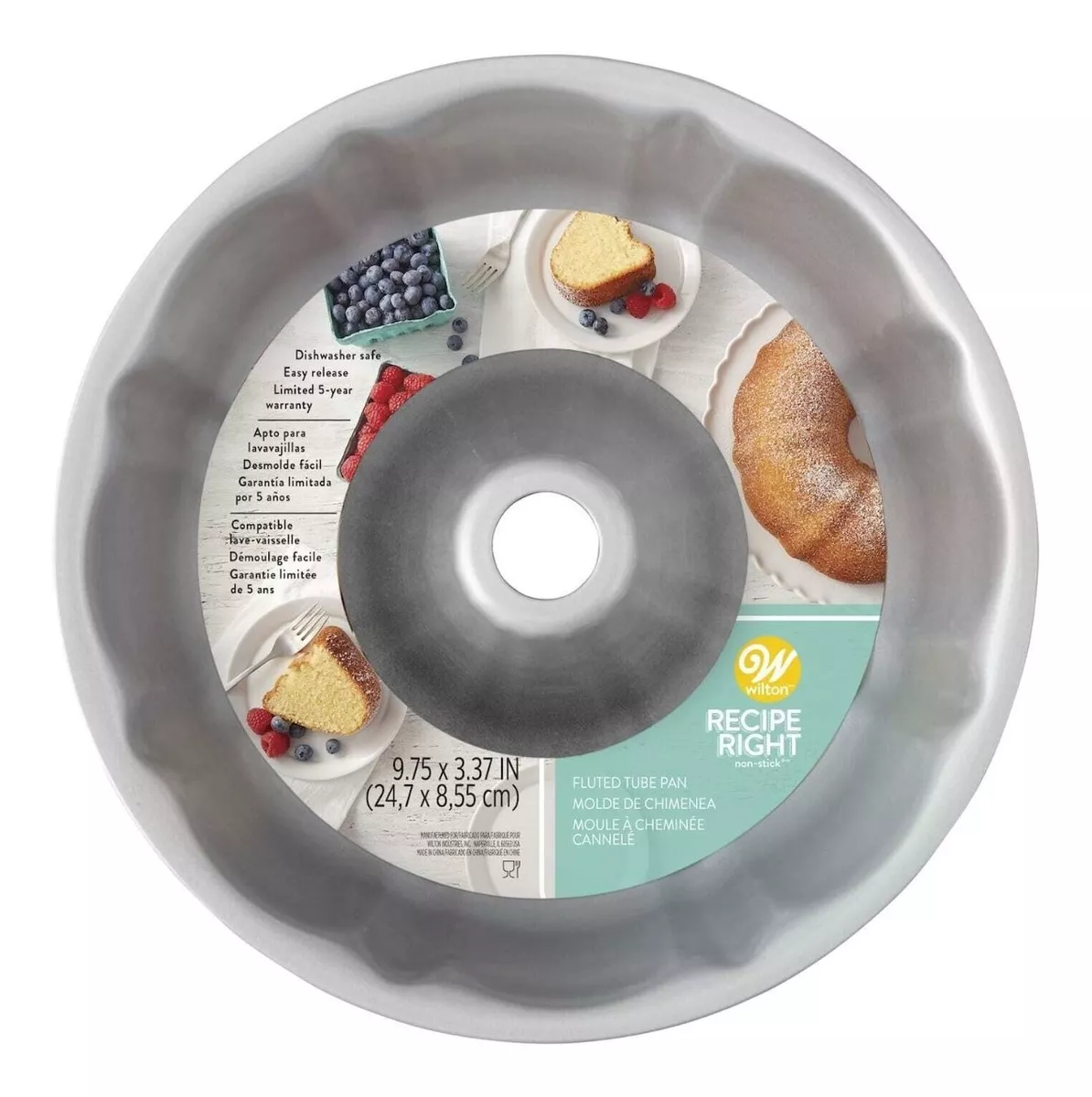 MOLDE ROSCA GAJOS ACERO INOXIDABLE 24X 9 CM WILTON