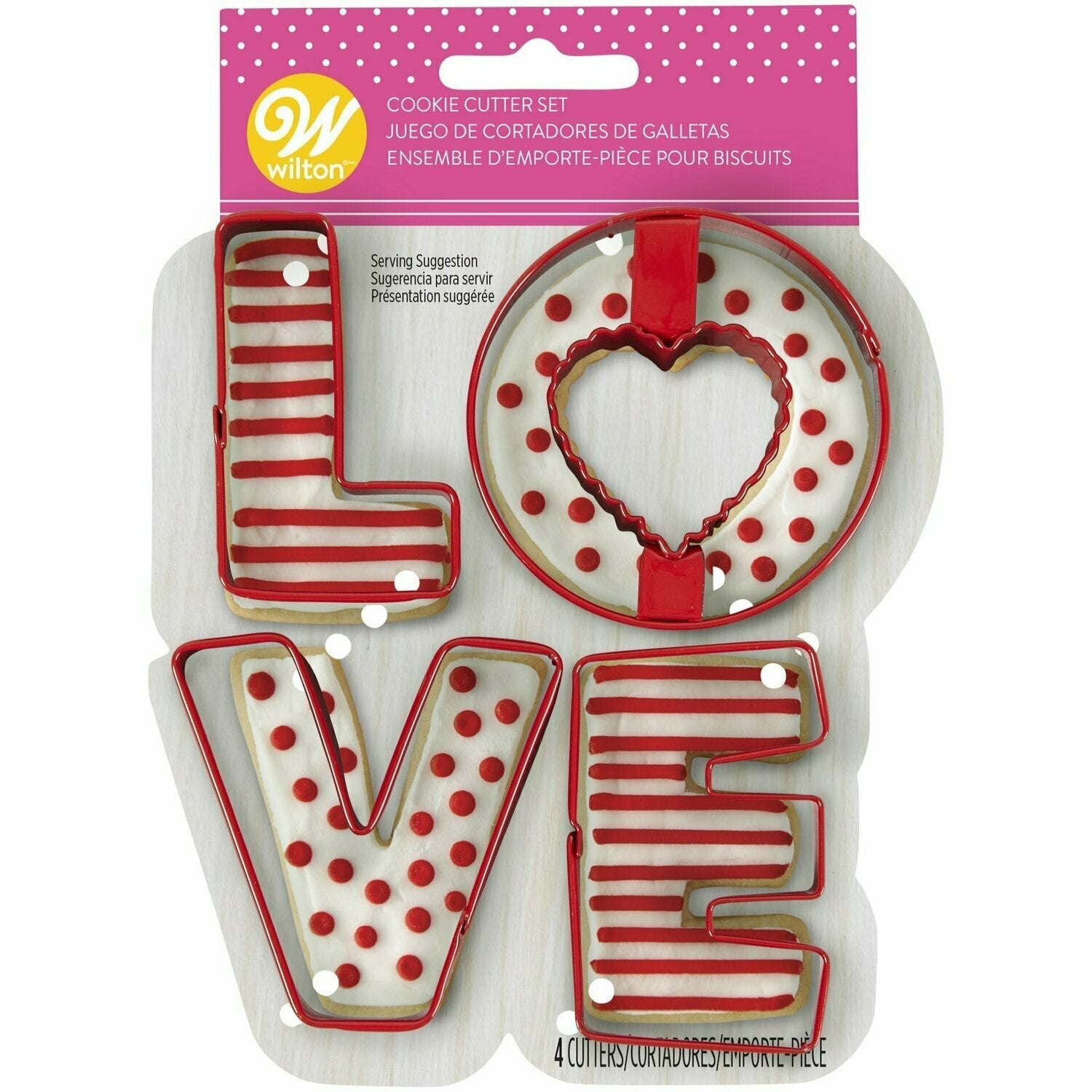 CORTADOR GALLETAS METALICO LOVE METAL WILTON