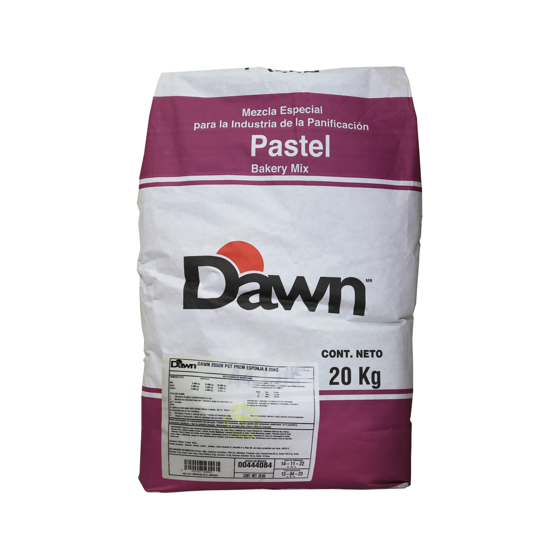 HARINA PREPARADA PREMIUM ESPONJA BULTO 20 KG DAWN