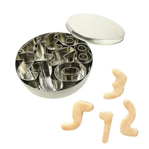 CORTADOR GALLETAS METALICO NUMEROS 10 PIEZAS ALEGRIA