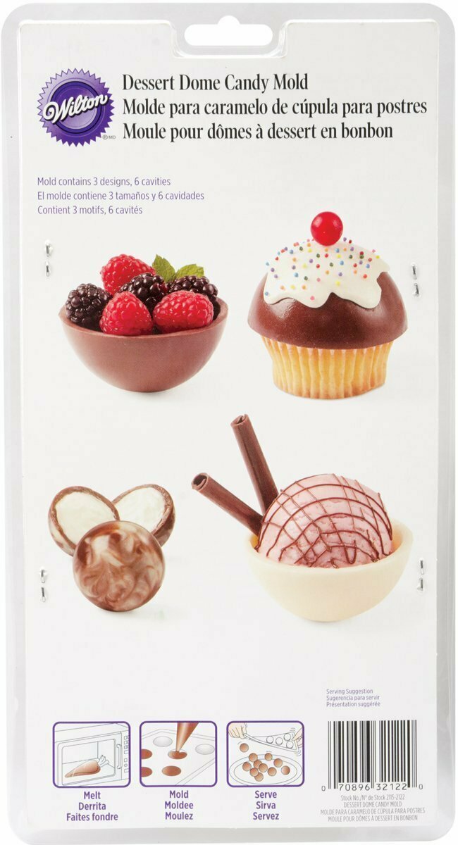 MOLDE PARA CHOCOLATE CUPULA WILTON