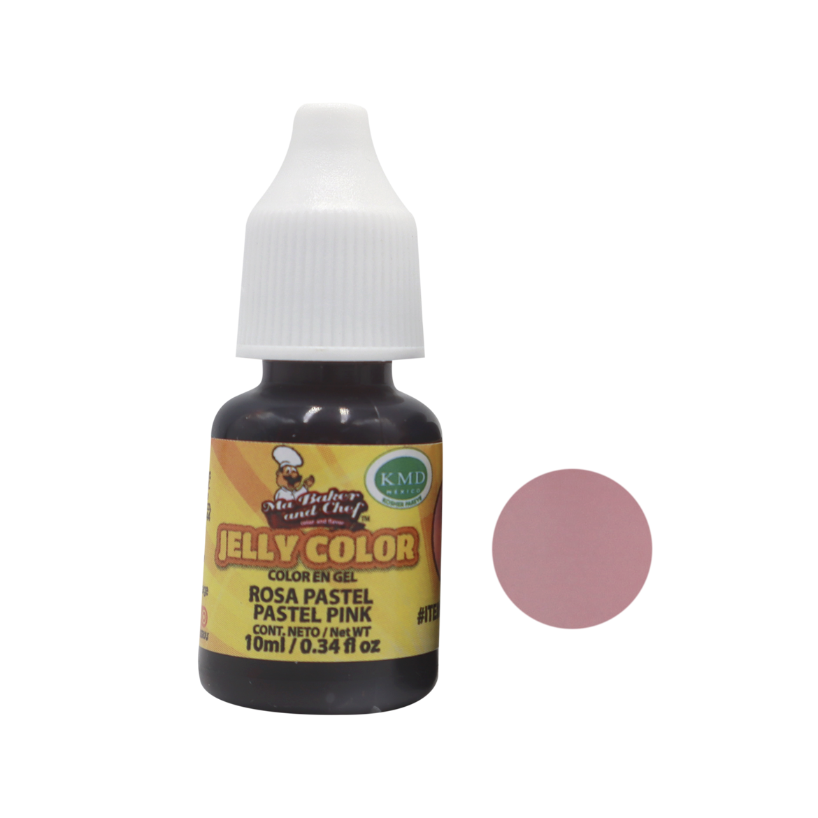 COLOR GEL ROSA PASTEL 10 ML MA BAKER