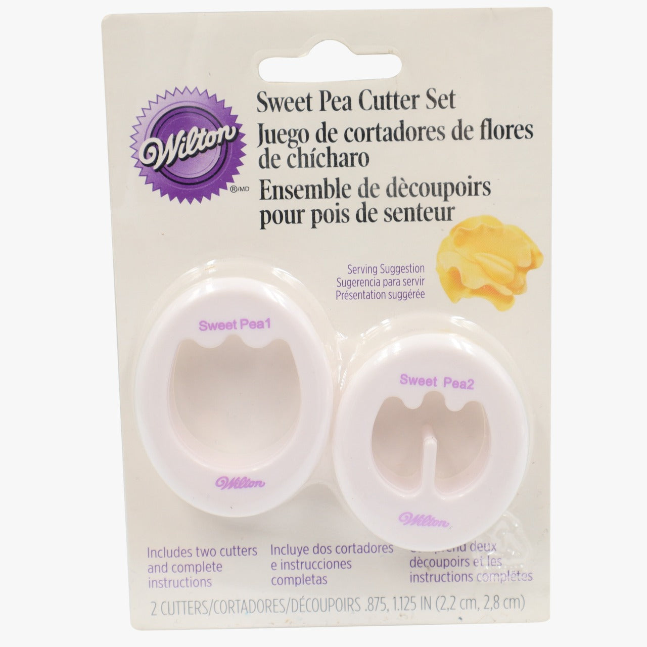 CORTADOR FONDANT METALICO FLOR CHICHARO WILTON