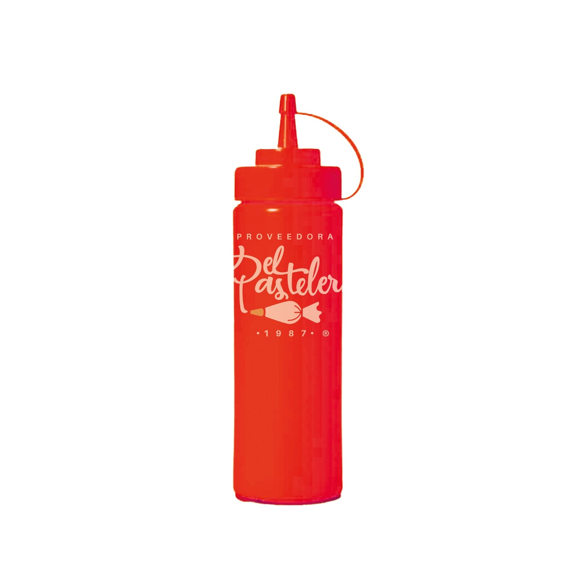 DOSIFICADOR PLASTICO 400 ML ROJO ALEGRIA