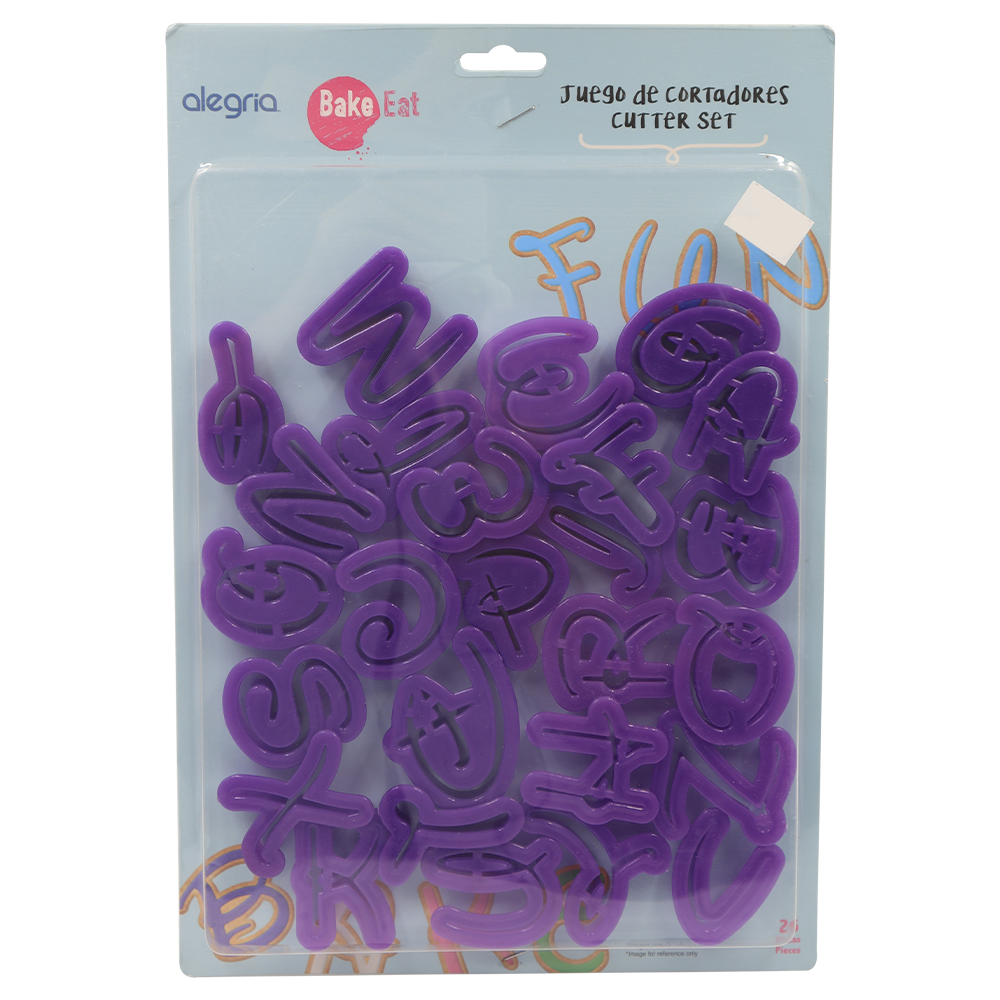 CORTADOR ALFABETO JUEGO FUN 26 PZS