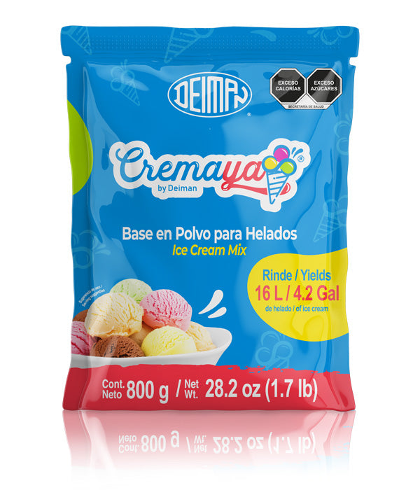 CREMAYA BASE PARA HELADO 800 GR DEIMAN