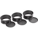 Juego de Mini Moldes Redondos Desmontables - 3 pzs - 10,1 cm