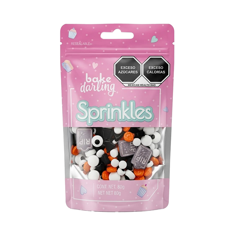 SPRINKLES OJOS Y LAPIDA 80 GR BAKE DARLING 702-1222
