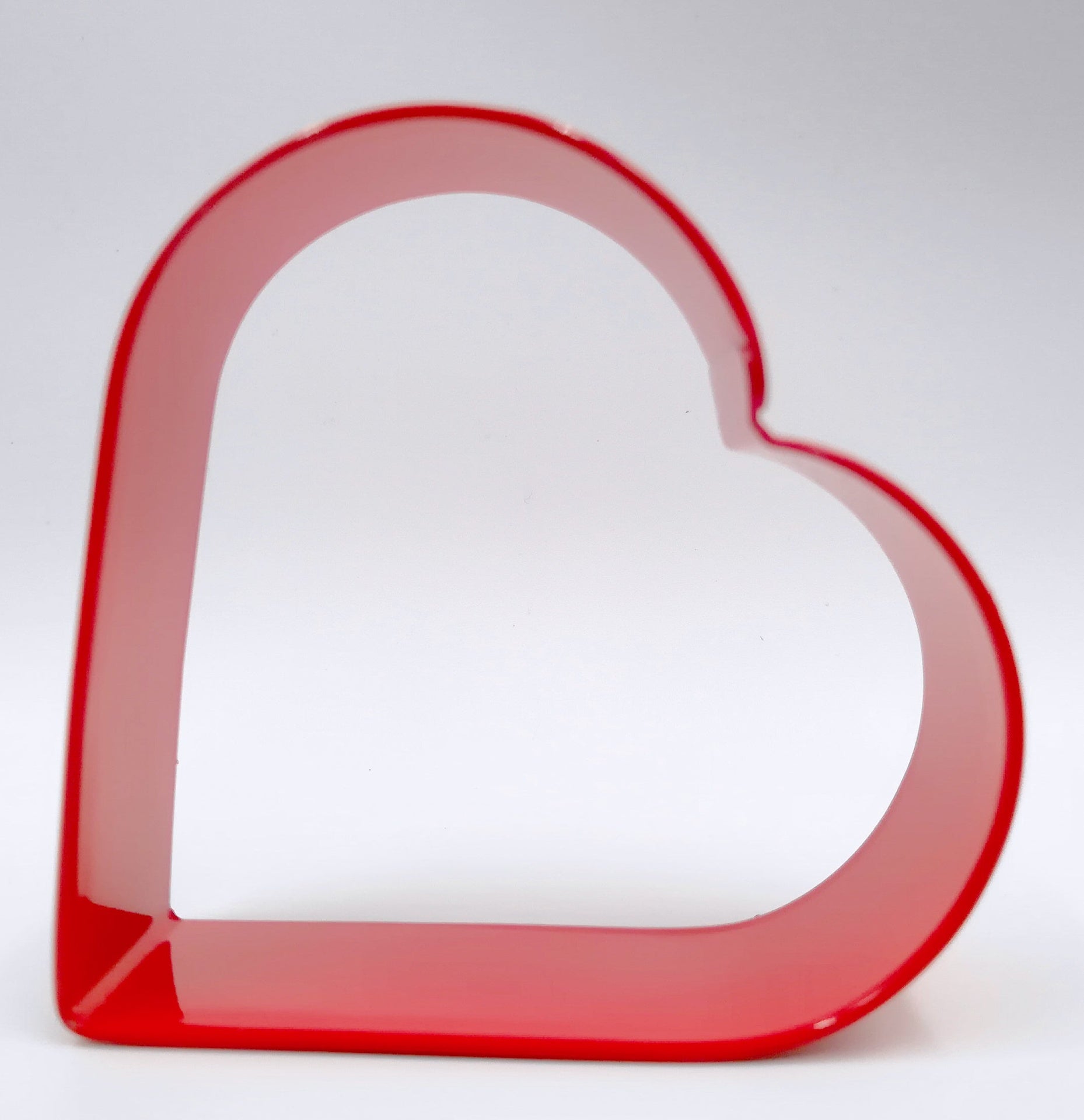 CORTADOR GALLETAS METALICO CORAZON SENCILLO ROJO