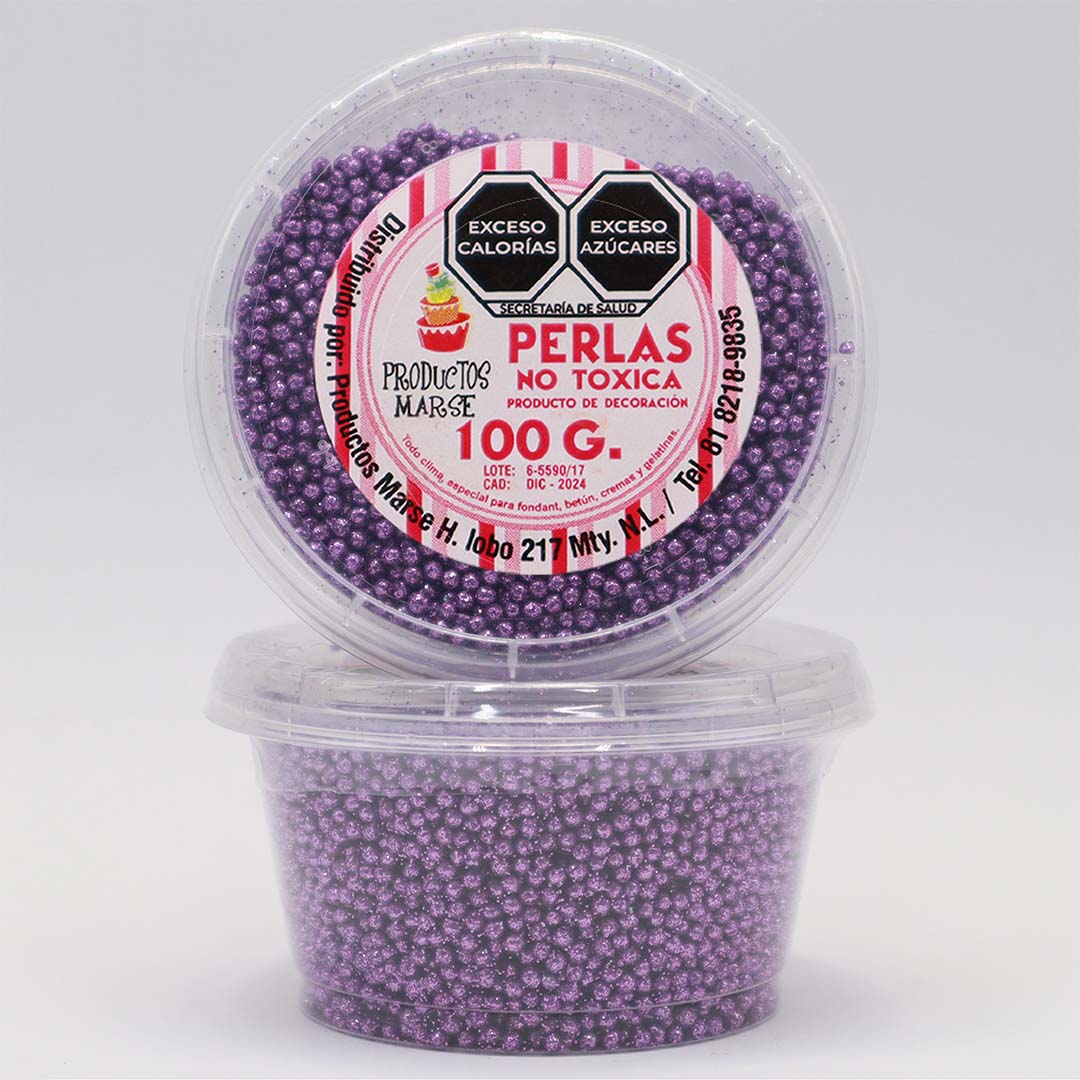 PERLA DIAMANTADA MINI LILA 100 GR MARSE PDLMI001