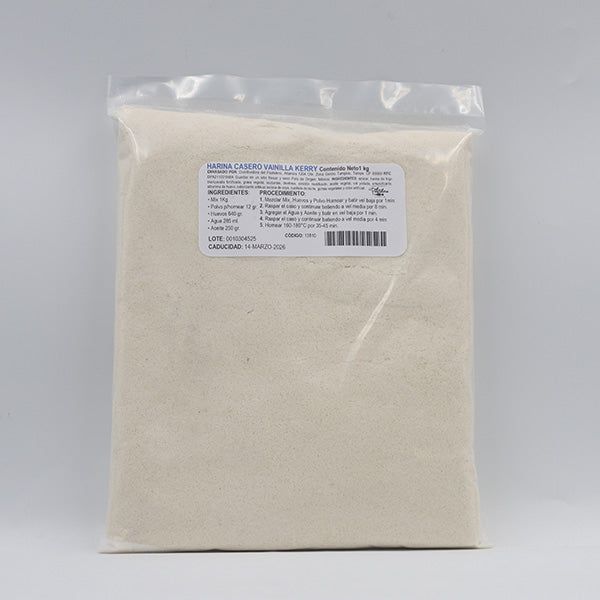 HARINA KERRY CASERO VAINILLA 1 KG