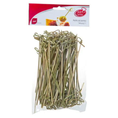 PALILLO BAMBU NUDO 09 CM - 100 PIEZAS ALEGRIA 4-0702
