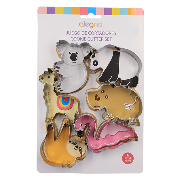 CORTADOR GALLETAS PLASTICO OSO KOALA FLAMENCO