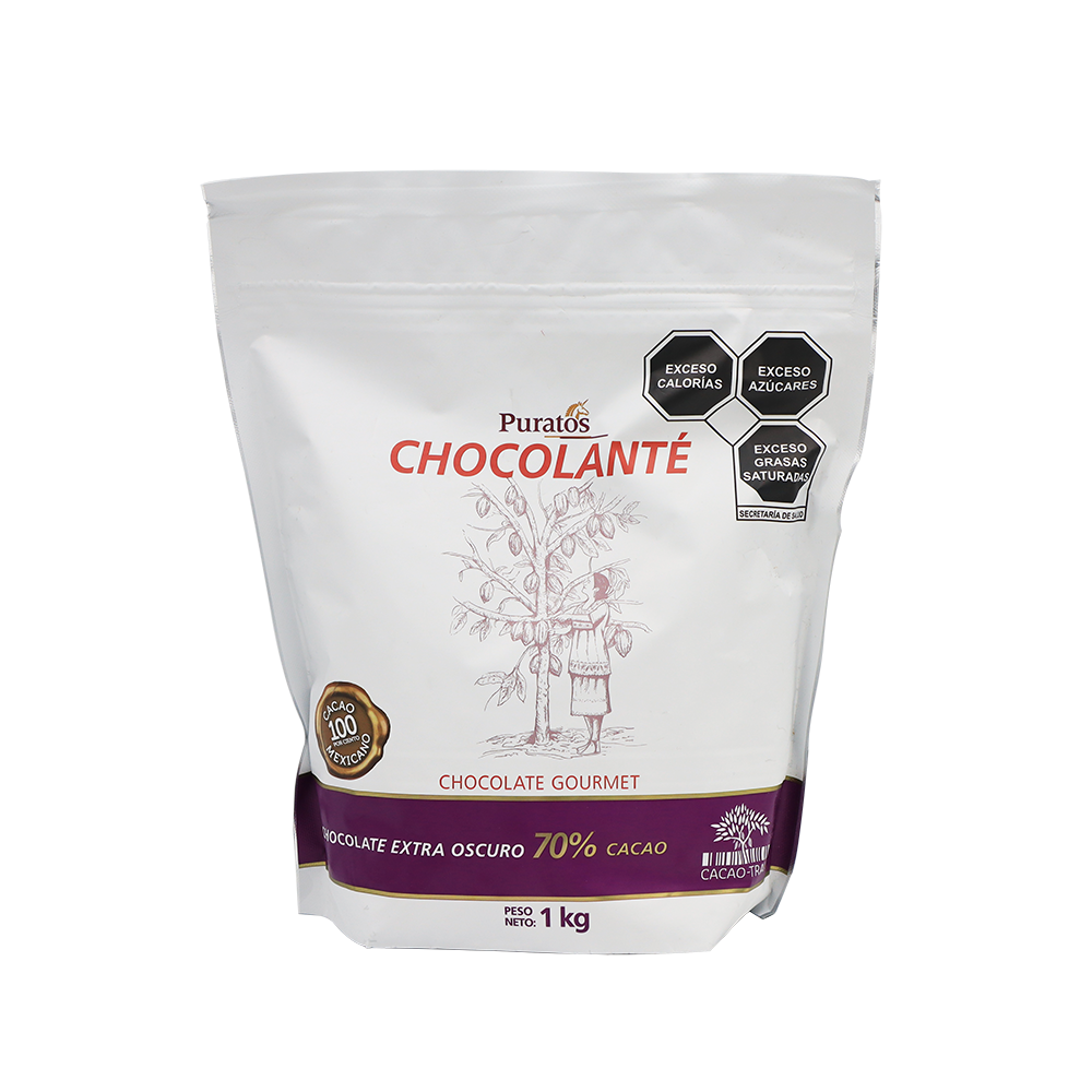 CHOCOLANTE EXTRA OSCURO 70% CACAO 1 KG PURATOS