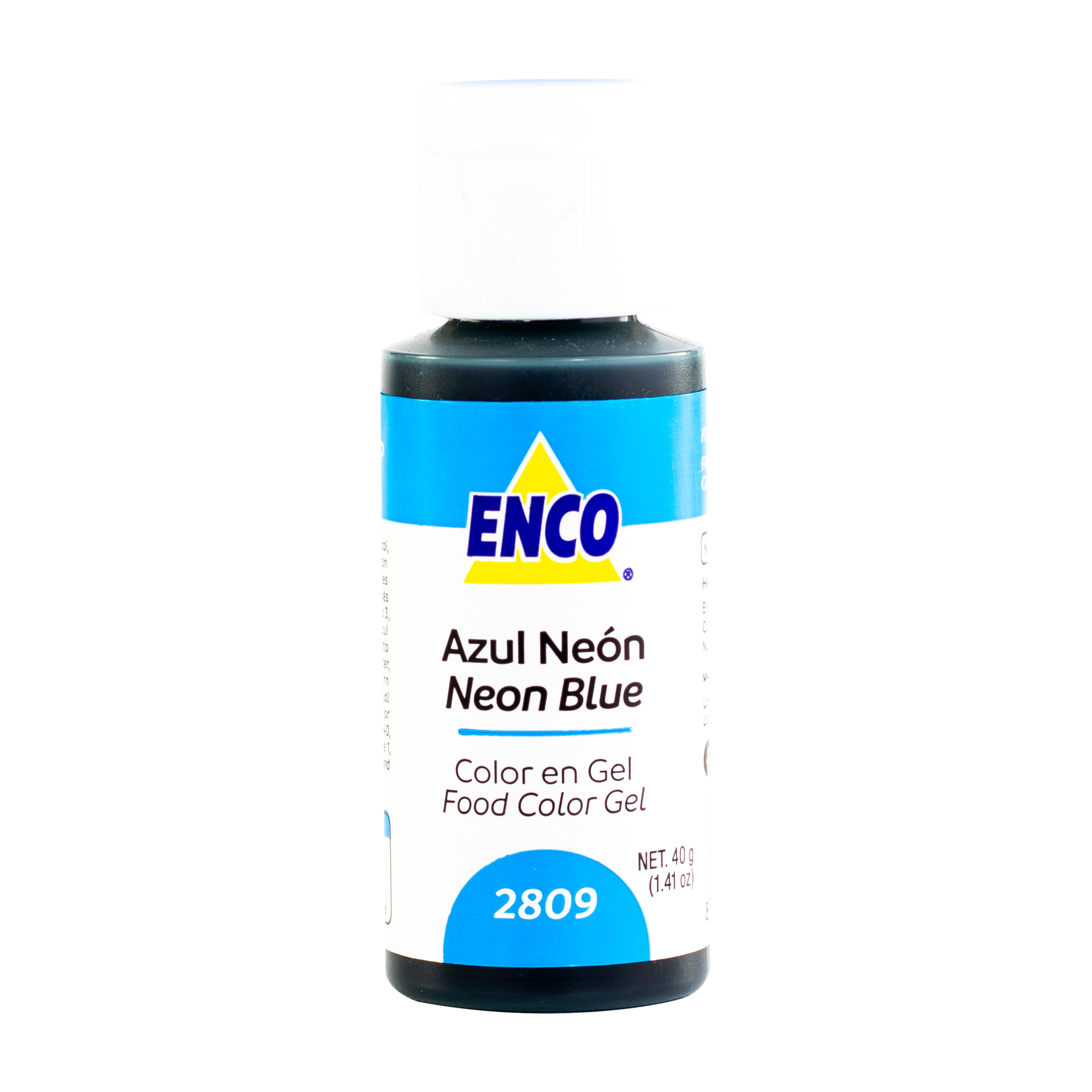 COLOR EN GEL AZUL NEON 40 GR ENCO