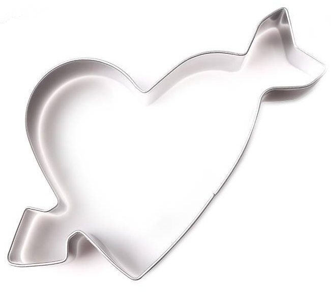 CORTADOR GALLETAS ACERO INOXIDABLE CORAZÓN 10 CM