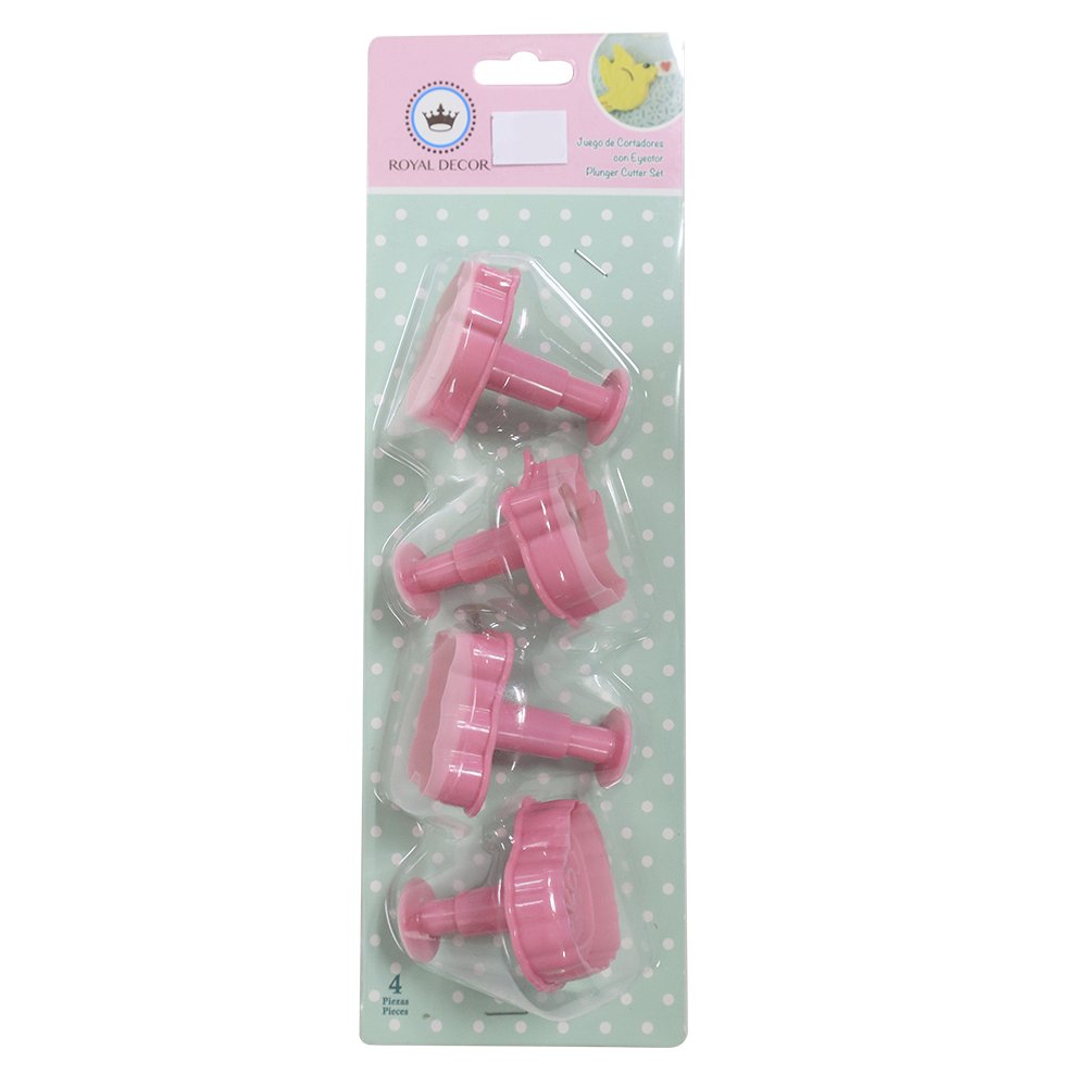 CORTADOR EYECTOR PLASTICO FONDANT SAN VALENTIN